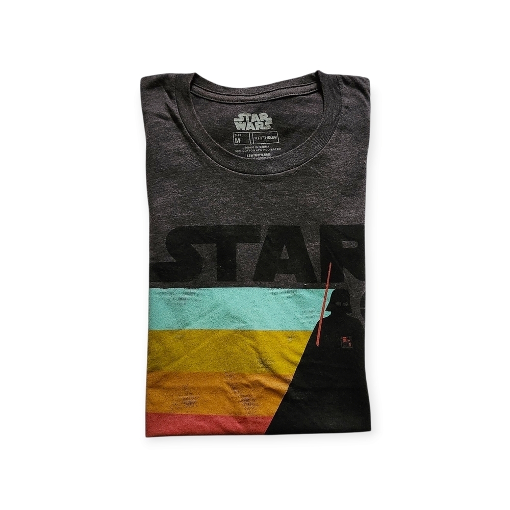 Star Wars Black Short Sleeve Tee with Darth Vader Design - Picture 3 of 8